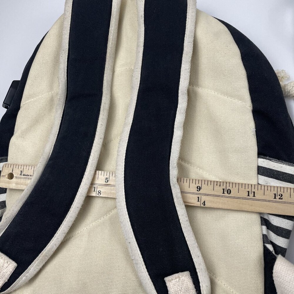 The Idyll of Collie and Golden Retriever 4pc Backpack Bag Travel School Striped - Picture 4 of 12